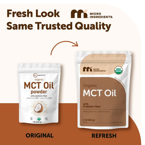 Organic MCT Oil Powder For Lasting Energy & Mental Clarity