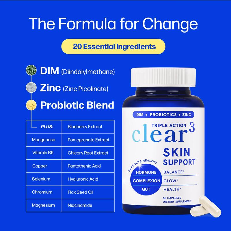 Clear Skin Acne Supplement - Clear Acne From The Source