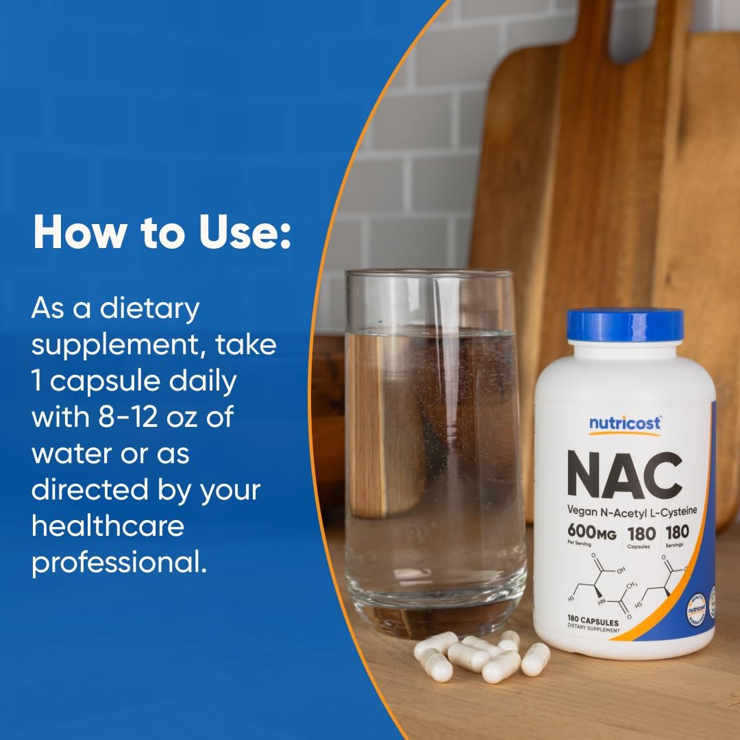 N-Acetyl L-Cysteine (NAC) Supplement