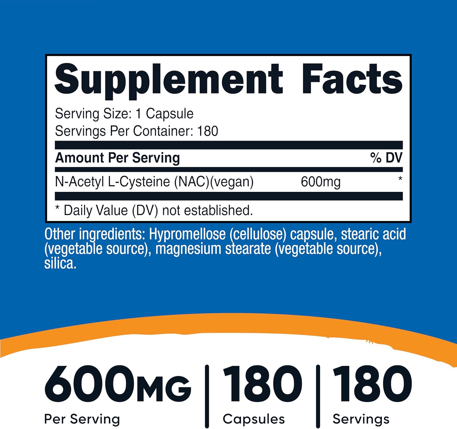 N-Acetyl L-Cysteine (NAC) Supplement
