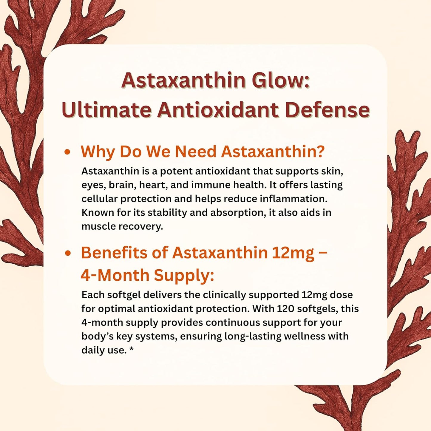 Glinur™ Astaxanthin Antioxidant