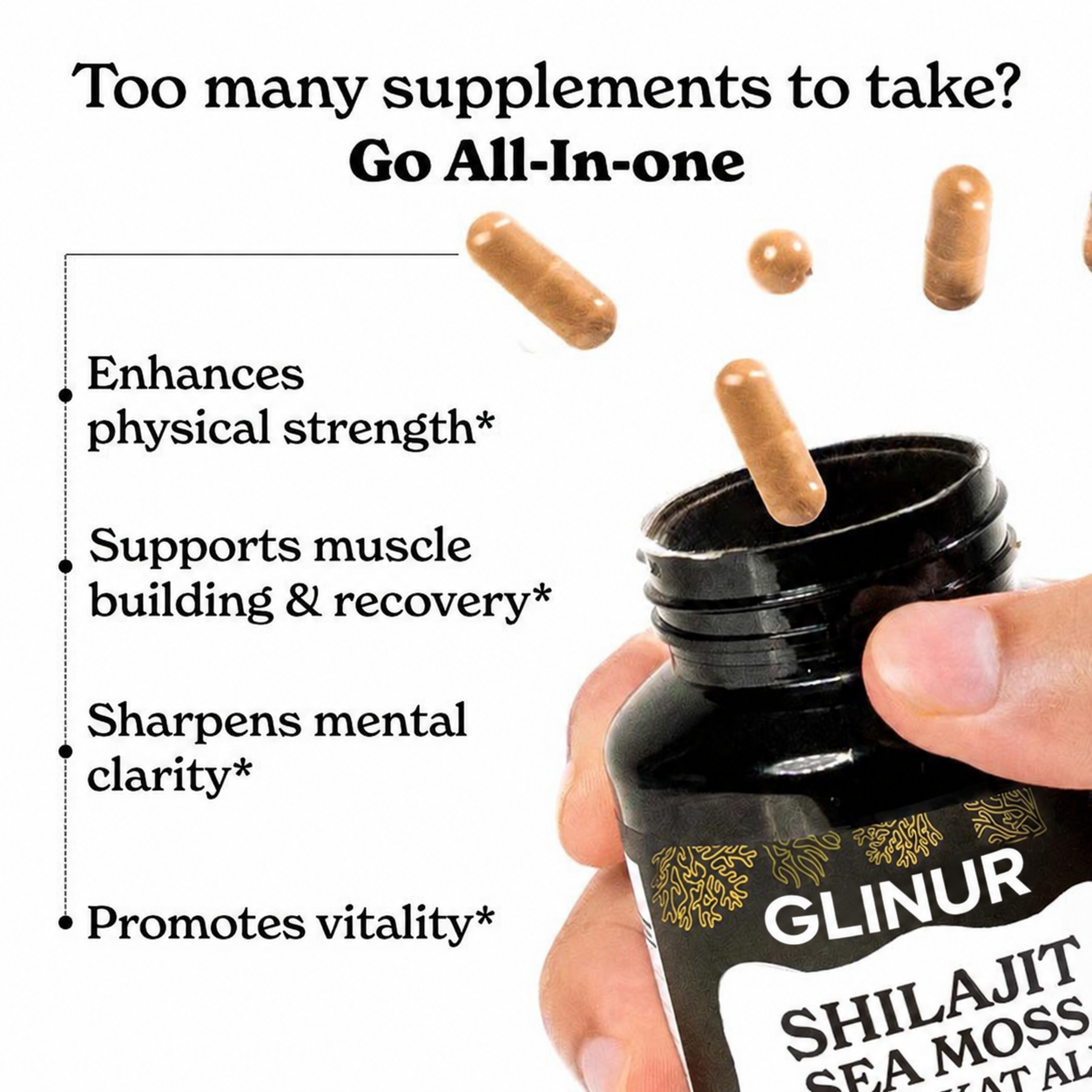 Shilajit, Ashwaganda & Sea Moss