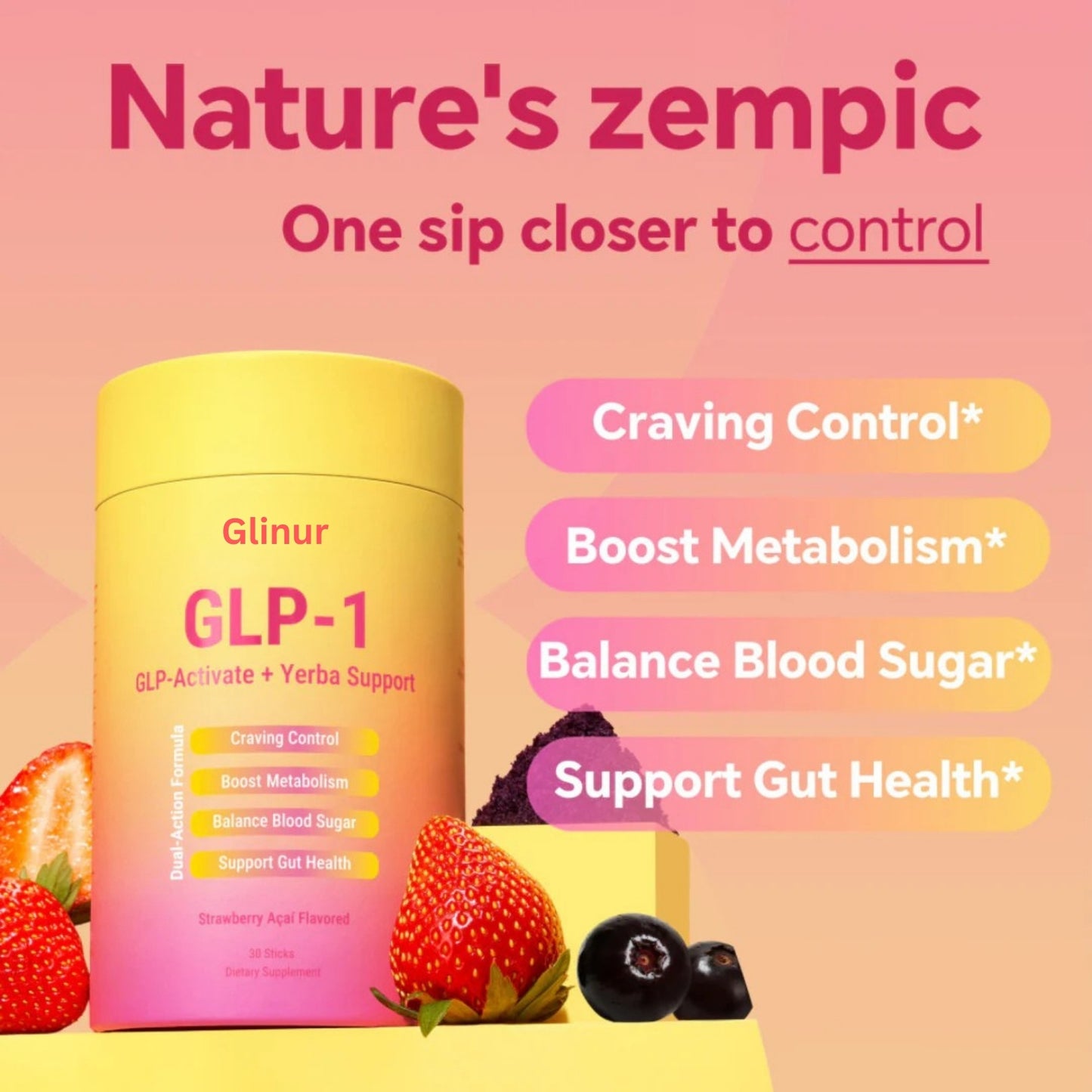 Glinur™ GLP-1 Drink Mix
