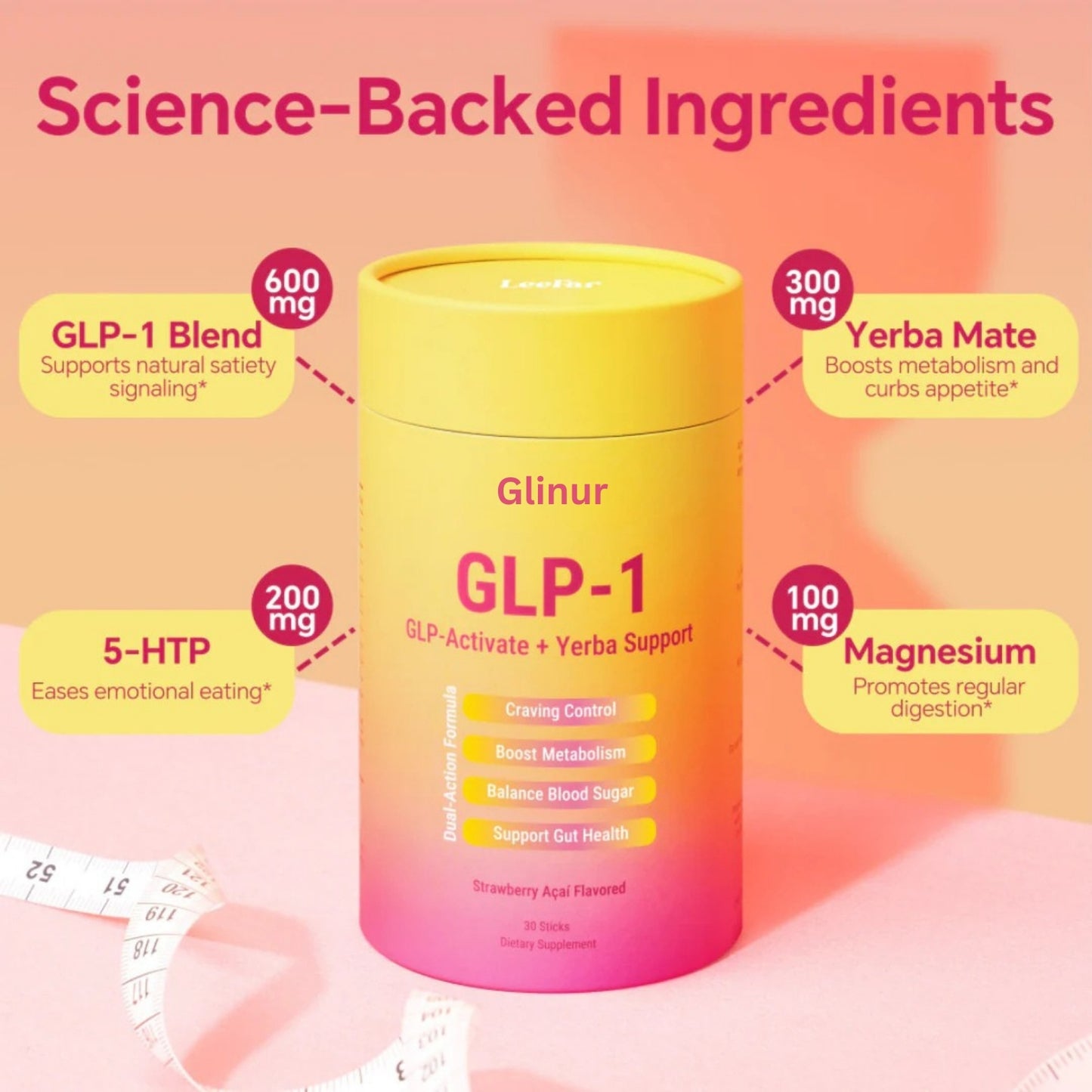 Glinur™ GLP-1 Drink Mix