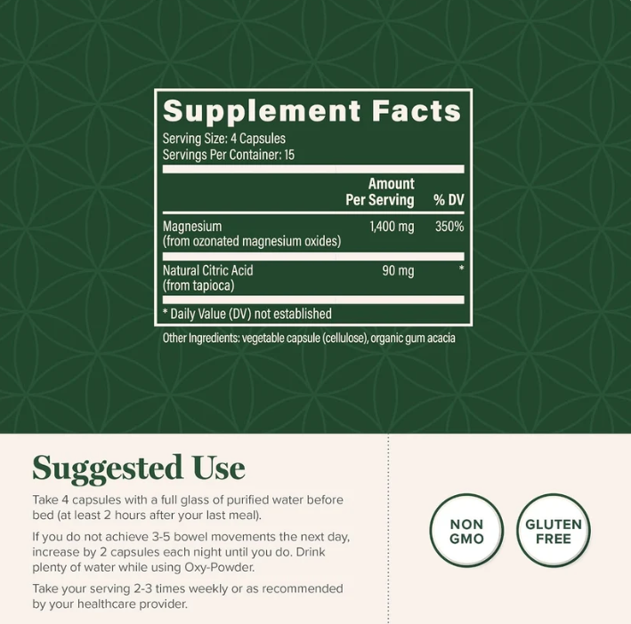 OxyPowder - Japanese Oxygen Colon Reset