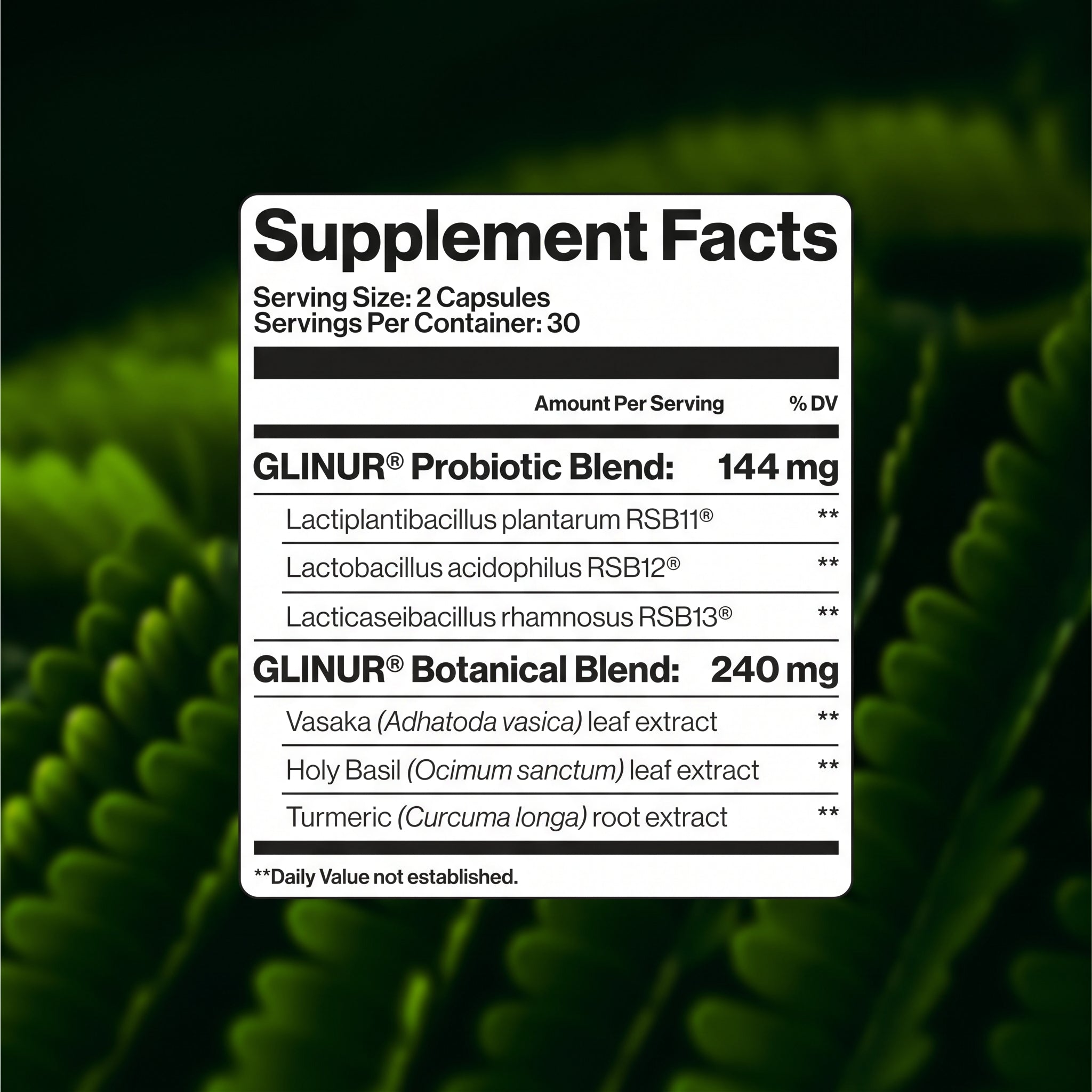 Glinur Lung Support Probiotic