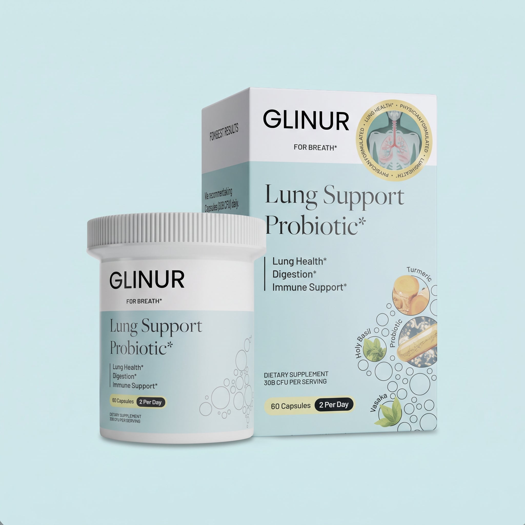 Glinur Lung Support Probiotic
